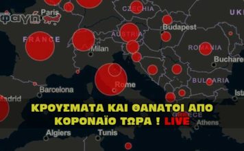 Κρούσματα κοροναϊού στην Ελλάδα τώρα.