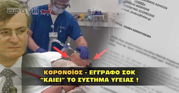 Κορονοϊός. Έγγραφο σοκ καίει το σύστημα υγείας.