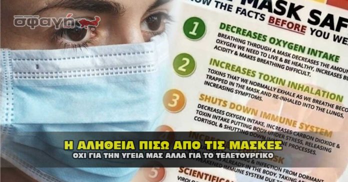 Υποχρεωτική χρήση μάσκας για covid-19, μέτρο παράνομο και ανθυγιεινό